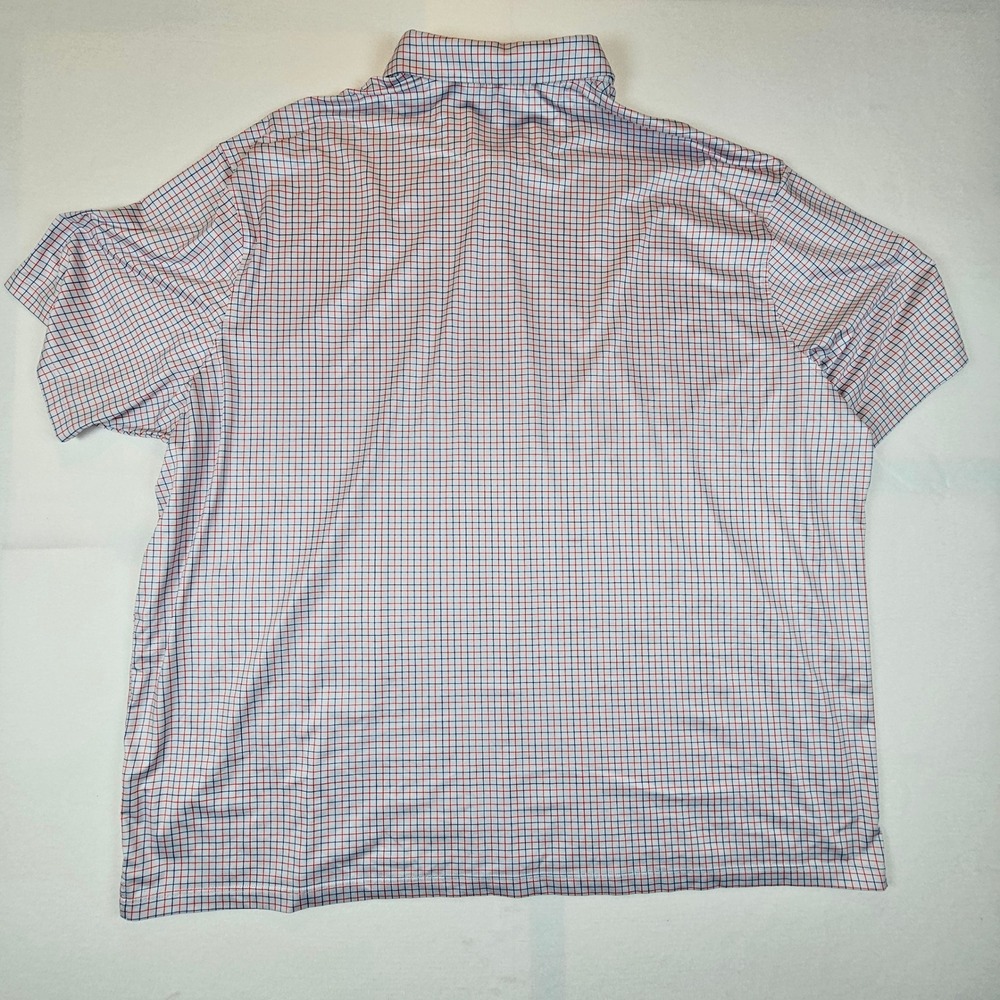 Lot of 3 MAELREG Performance Golf Polo Shirts Mens 5XL Plaid Stripe Crosshatch - Picture 4 of 10